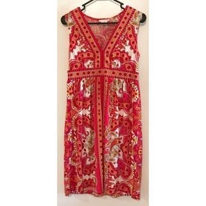 Bright colored summer dress